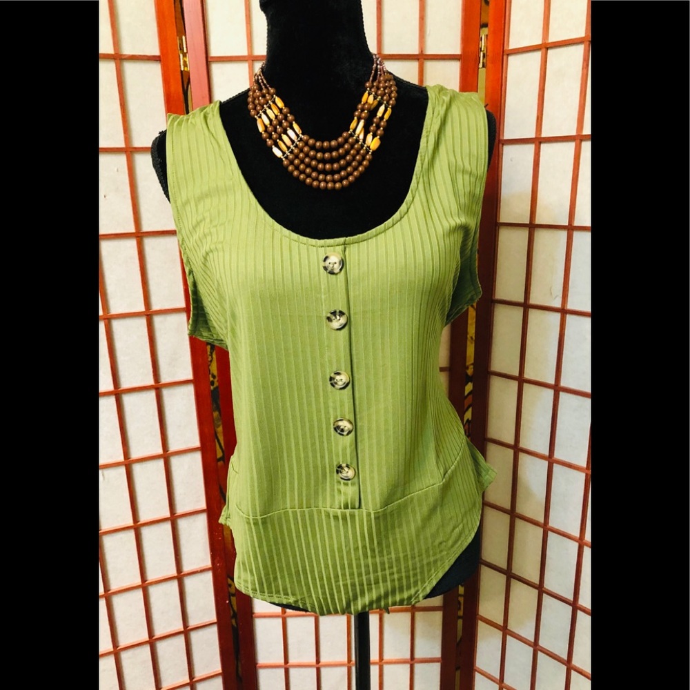 š„PLUS SIZED RIBBED BUTTON DETAIL BODYSUITš NWTš· - Picture 7 of 12